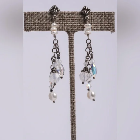 Tres Jolie, 3 piece set, luxury vintage included necklace, earrings,bracelet A30 - Picture 3 of 5